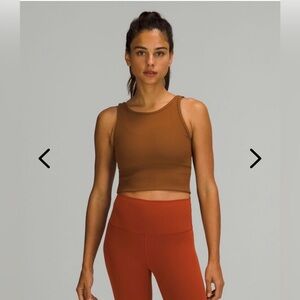 Lululemon Power Pivot Ribbed Cropped Tank 🍂